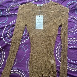 Lace long sleeve top